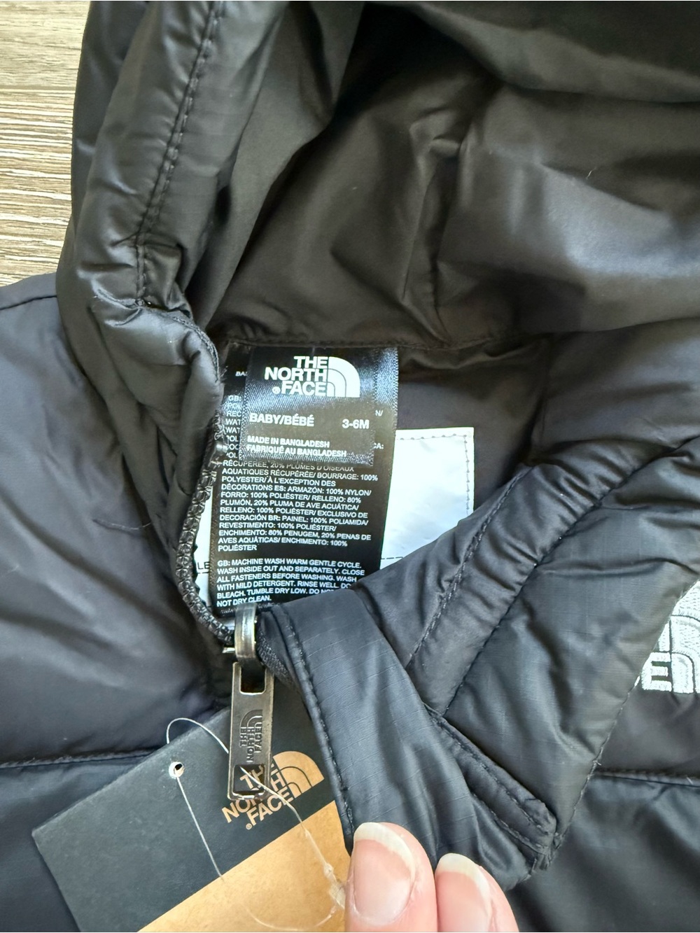 The North Face 1996 Retro Nuptse One-Piece Bunting - Picture 2 of 2
